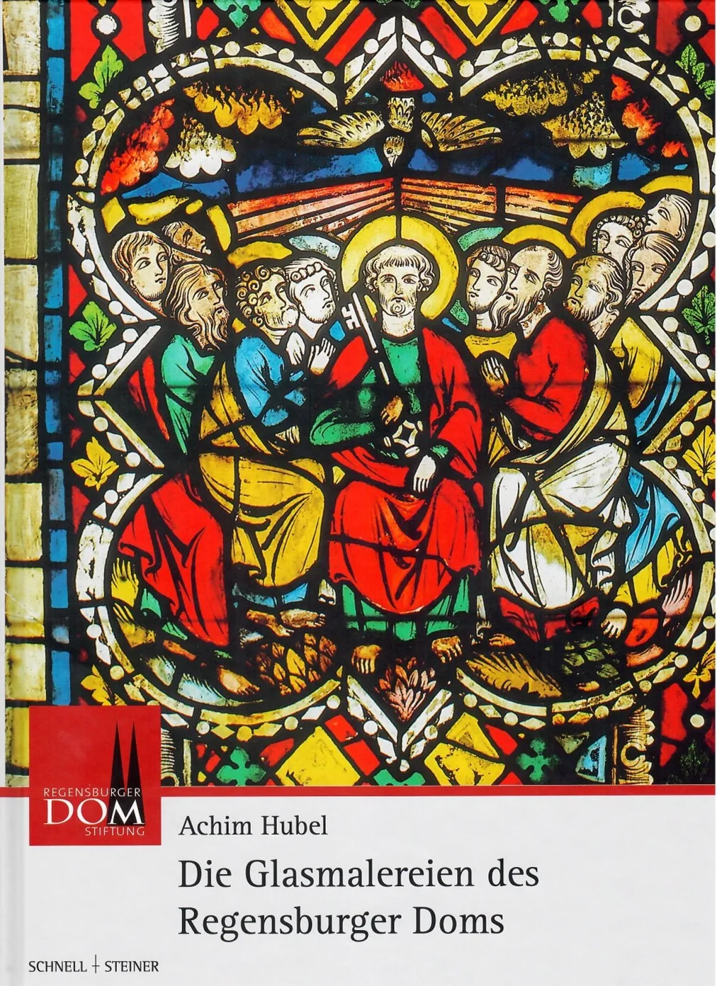 Buchcover „Die Glasmalereien des Regensburger Doms“