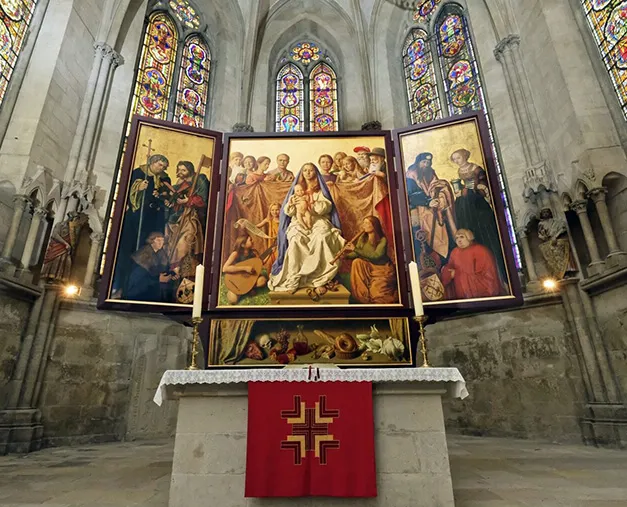 Altarretabel im Westchor des Naumburger Doms (Foto: Rico Thumser)