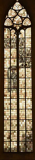 Glasmalereien von Rudolf Yelin d.J. im Ulmer Münster